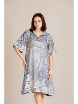 ETAR - Blue Pichwai Dress