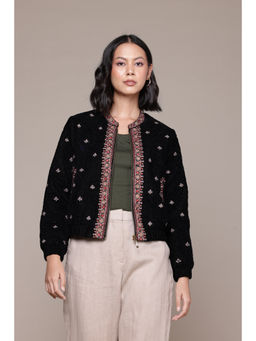 Aarke Ritu Kumar - Women Black Kaar Jacket