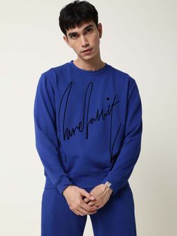 Rare Rabbit - Flocker Blue Sweatshirt