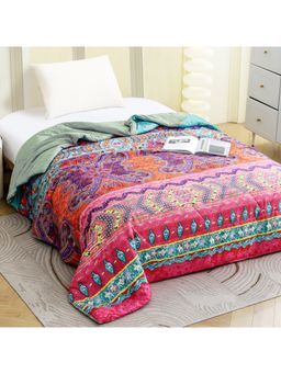 Story@Home - 240 Gsm Printed Single Comforter For Mild Winter