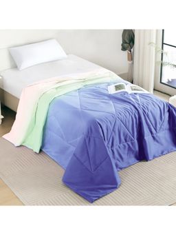 Story@Home - 240 Gsm Gradient Single Comforter For Mild Winter Blue