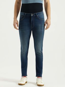 United Colors of Benetton - Men Blue Low Crotch Solid Mid Rise Jeans