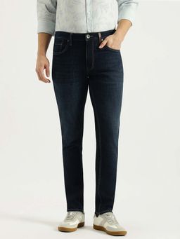 United Colors of Benetton - Men Navy Blue Solid Mid Rise Jeans