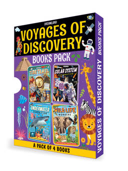 Dreamland - Multi-Color Voyages Of Discovery Activity Books (Pack Of 4)