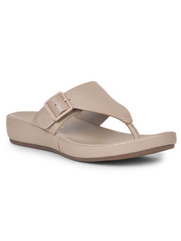Hush Puppies - Women's Platform Sandals -Beige
