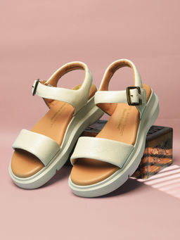 Hush Puppies - Women's Wedges Heels -Off White