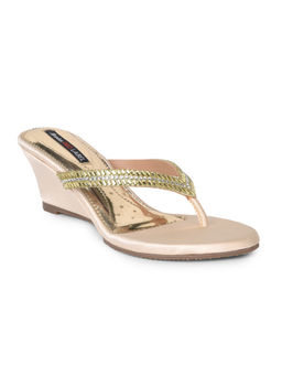 Bata - Women's Wedges Heels-Beige