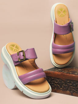 Hush Puppies - Women's Wedges Heels -Purple