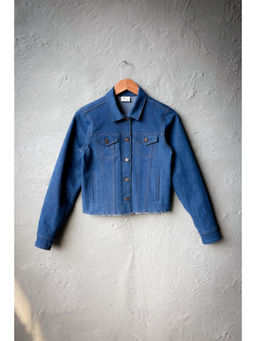 CANOOPI - Unisex Classic Crop Denim Jacket