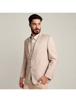Saltpetre - iL Lino Relaxed Fit Linen Blend Grey Blazer
