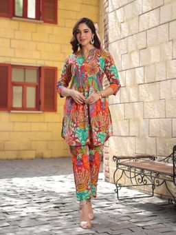 Rain & Rainbow - Floral Printed Pure Cotton Co-ord Set