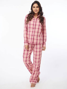 How When Wear - Pink Check Co-ord Set