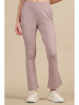 Elleven - Mauve Solid/Plain High Waist Leggings