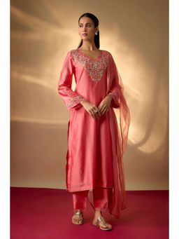THE AARYA - Izara Hand Woven Chanderi Silk Kurta Set
