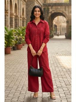 Ishnya - Rozana Brick Red Co-Ord Set
