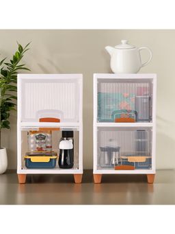 Kuber Industries - White Wardrobe Storage Organizers (Pack Of 4)