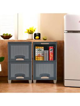 Kuber Industries - Grey Wardrobe Storage Organizers (Pack of 4)