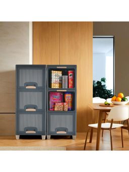 Kuber Industries - Grey Wardrobe Storage Organizers (Pack of 6)