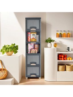 Kuber Industries - Grey Wardrobe Storage Organizers (Pack of 5)