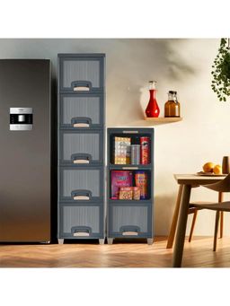 Kuber Industries - Grey Wardrobe Storage Organizers (Pack of 8)