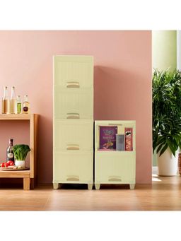 Kuber Industries - Ivory Wardrobe Storage Organizers (Pack of 6)