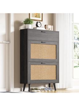 The Artment - Brown MDF Harbor Shoe Organizer Cabinet