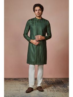 Manyavar - Green Full Sleeves Kurta