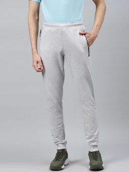 Alcis - Men Grey Melange Solid Joggers