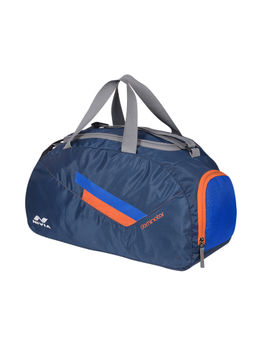 Nivia - Dominator Duffle Bag Small (Navy Blue - Orange)