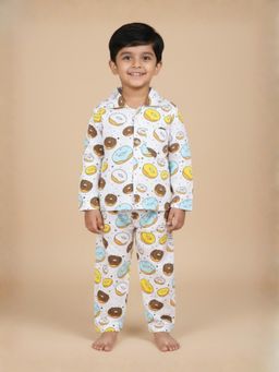 The Mom Store - Baby Shirt with Pyjamas Sweet Like A Doughnut (Set of 2)