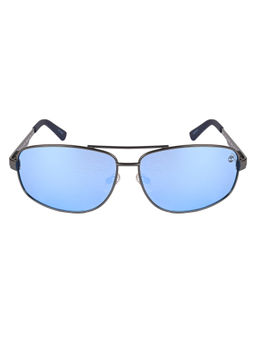 Timberland - Grey Frame Blue Lens Sunglasses - TB7119 63 09D (63)