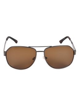 Kenneth Cole - Grey Frame Brown Lens Sunglasses - KC1432 60 09E (60)