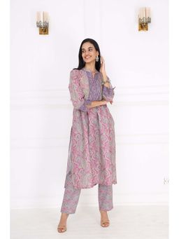 SAROJ - Womens Paisley Multi-Color Co-Ord Set