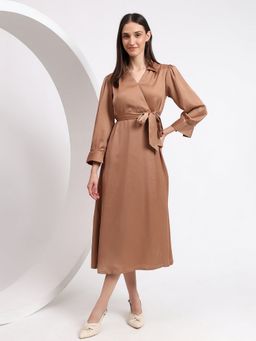 JUSTIN WHYTE - Classy Beige Formal Dress