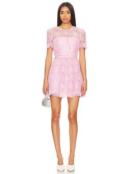 self-portrait - Guipure Lace Mini Dress