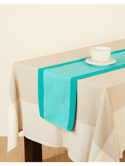Fabindia - Turquoise Kislay Cotton Table Runner