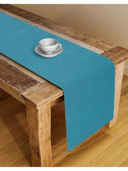 Fabindia - Blue Prithi Cotton Table Runner (L)