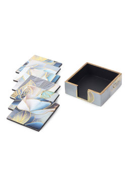 De Maison Decor - Blue Azure Whisper Coasters (Pack of 6)