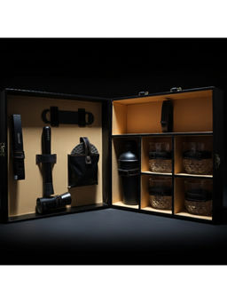 Car-O-Bar - 12 Pieces Black Bartender Kit