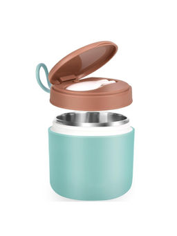 YELONA - Blue Leakproof Lunch Box with Spoon with Spoon