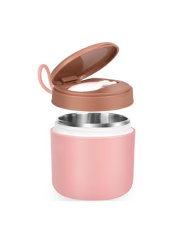 YELONA - Pink Leakproof Lunch Box with Spoon with Spoon