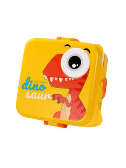 YELONA - Dinosaur Yellow 2-Layer Cartoon Shape Lunch Box