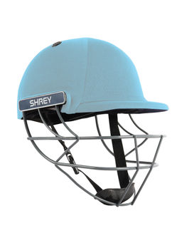 Shrey - Performance Steel-Sky Blue Cricket Helmet