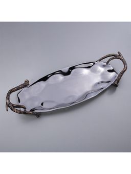 Gibox - Antler Platter Serving Platter Tray Dining Table Fancy Food Golden Crocodile