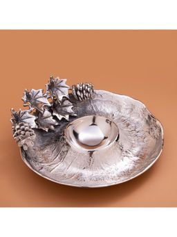 Gibox - Sparrow Chip n Dip Platter Dish Serving Platter Tray Dining Table Fancy Food Golden Crocodile