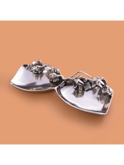 Gibox - Flora 2 Section Serving Platter Bowl Dish For Kitchen Dinner Decor Accent