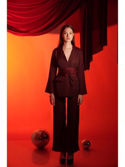 ASHTAG - Winewood Luxe Tux Co-Ord Set