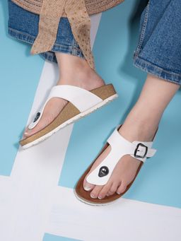 Twenty Dresses by Nykaa Fashion - Women White Sandals