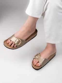 Twenty Dresses by Nykaa Fashion - Women Gold Sandals