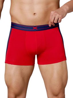Frenchie - Groove Micro Modal Elastane Ultra Soft Waistband Trunks (Adrenaline Red) (Pack of 2)